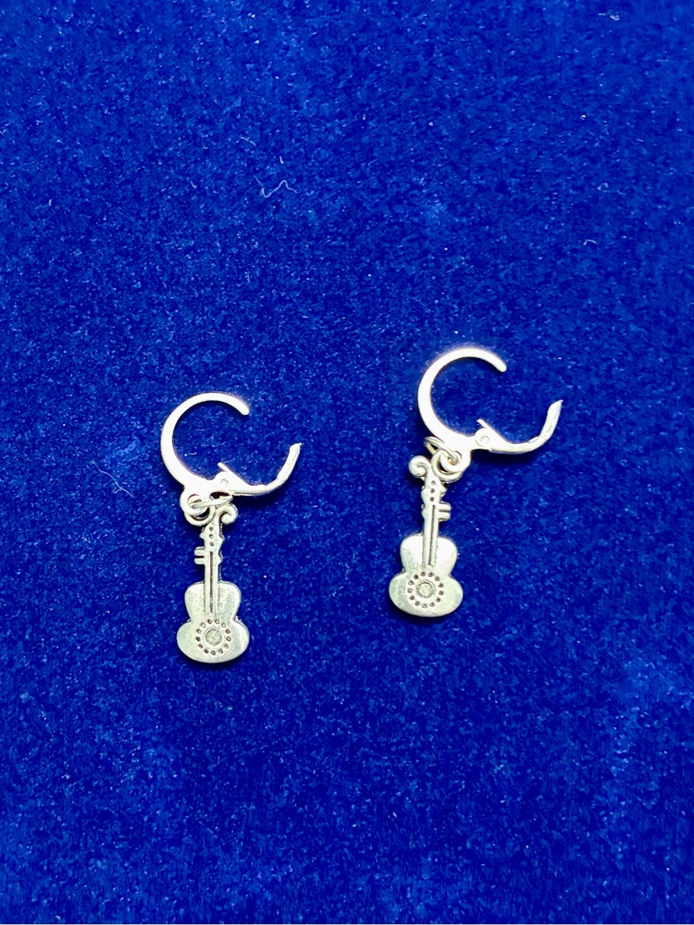 Handcrafted Guitar Earrings - Picture 2 of 3